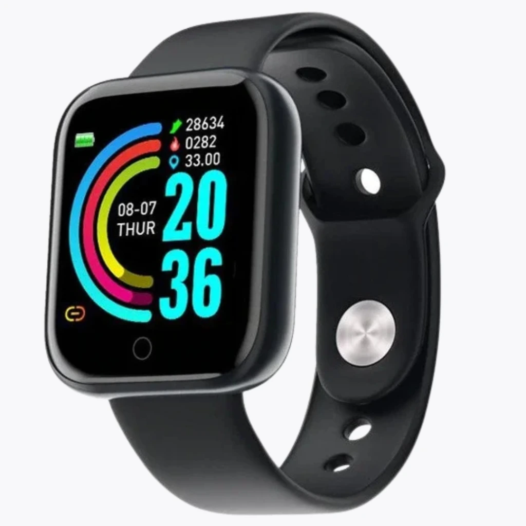 SMARTWATCH D20S | UNISEX, HEART RATE MONITOR, LARGE DISPLAY, SKU:053